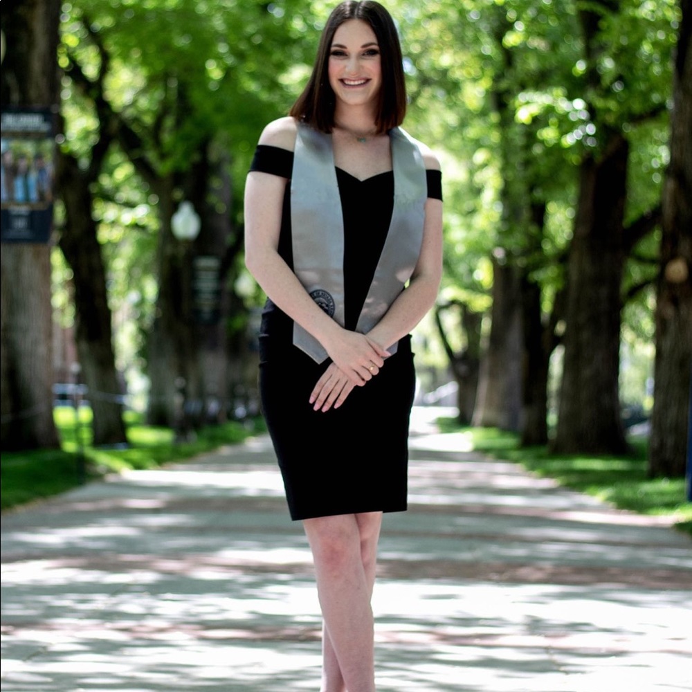 Off shoulder black dress